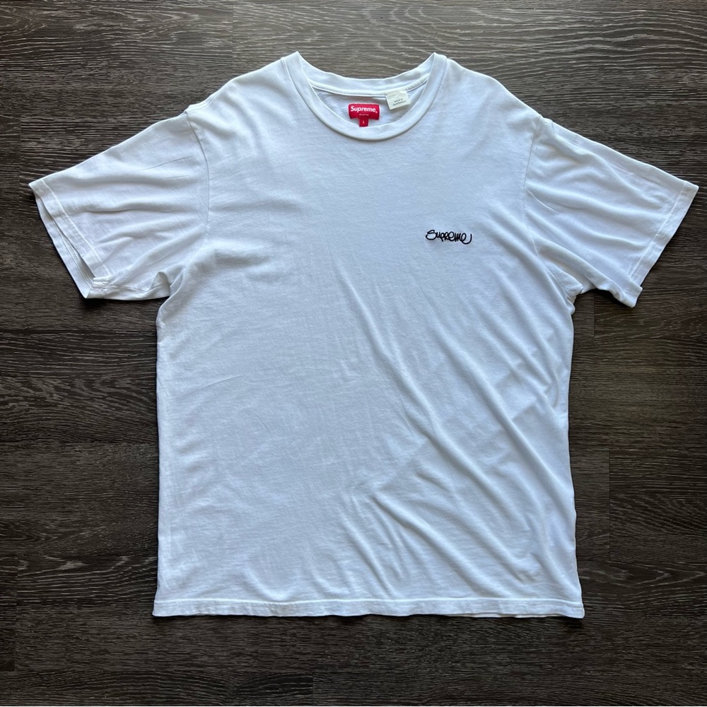 Supreme Washed Handstyle 100% Cotton S/S Tee